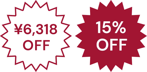 ¥6,318 OFF 15% OFF
